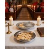 1PC Holy Communion Tray for Churches with Lid, Stainless Steel