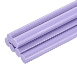 sourcing map Mini Hot Glue Sticks for Glue Gun 0.43-inch x 4-inch Light Purple 6pcs