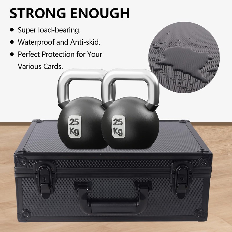 KAGSWAMO Toploader Storage Box Trading Card Storage Case, Sports Baseball