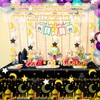 SSuirk Ramadan Kareem Party Table Covers, 3pcs 87"x51" Disposable Black