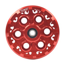Dry Clutch Pressure Plate With Teeth 194.2.001.1B 194.2.015.1A For Ducati MH900E, Monster, Multistrada, SportClassic, SportTouring, ST2, ST4, ST4S, Superbike and SuperSport Red Version