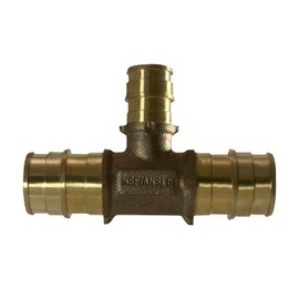 2 Pcs XFITTING Pex A 3/4 Inch x 3/4 Inch x 1/2 Inch Pex A Tee, 201-1-4=2XX