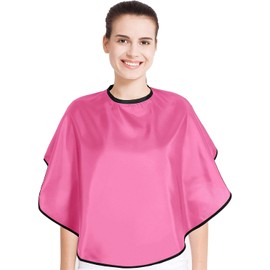 Geyoga Short Makeup Cape for Women Men Mini Makeup Bib Haircut Cape for Makeup Artist Shampoo Beauty Salon Artist Styling