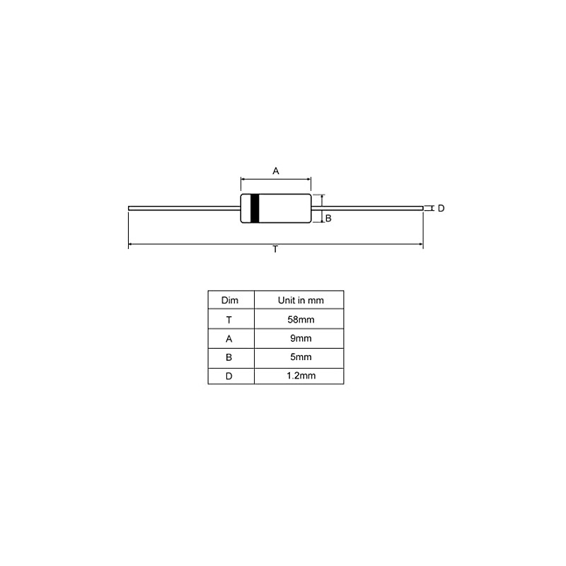 sourcing map Schottky Rectifier Diode 3A 1000V Axial Electronic Silicon