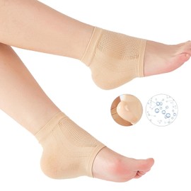 MAGPIE Heel Moisturizing Socks, New Version, Heel Care, Socks, Heel Care, Cuticle Care, Anti-Slip, Shock Absorption, Skin Friendly Gel, Lightweight and Breathable, Versatile for All Seasons, Unisex