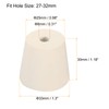 sourcing map Rubber Conical Plug 25 mm to 33 mm
