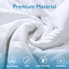 Quilted Double Bed Mattress Protector, YUGYVOB 100% Waterproof Mattress Protector,
