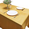 TINWARM 90 x 132 Inch Rectangle Satin Tablecloth for Wedding