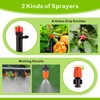 Drip Irrigation System 72FT, Automatic Drip Irrigation Kits with 1/4