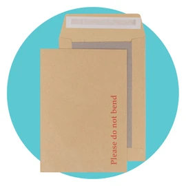 Triplast 20 x A5 C5 Manilla Hard Board Back Envelopes (229x162mm) - Cardboard Backed Envelopes with Peel & Seal Strip - Rigid Do Not Bend Envelopes for Mailing Posting Shipping & Storing Documents