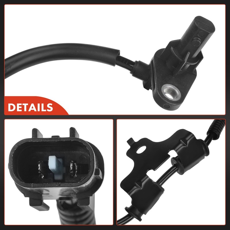 1x ABS sensor with cable front axle left for Picanto