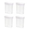 Emsa Optima 513555 x 4 Stackable Storage Containers for Dry