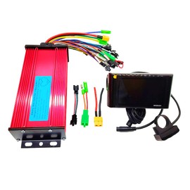 ChongXiao Brushless Controller with LCD Display for Electric Bike EScooter,36v 48v 52v 60v 72v All Can Work，Max40A