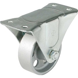 Shepherd Hardware CA 9781 3-Inch Cast Iron Rigid Caster, 250-lb Load Capacity