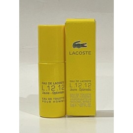 Lacoste Eau De Lacoste Yellow 8ml Edt Spray Mini For Men New In Box