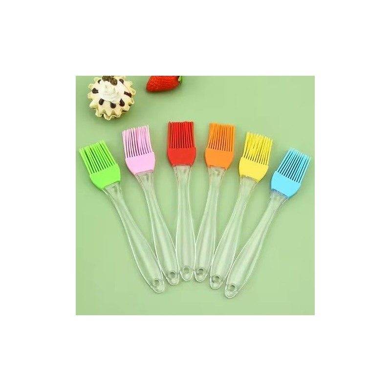 Cepillo de Silicona, Brocha de silicona para Cocina 6 piezas
