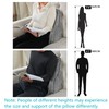 BYTIDE DIY Assembly Super Soft Velvety Backrest Reading Bed Rest