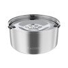 Kactoily 3L/101oz Large Capacity Dog Water Bowl Stainless Steel No