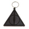 Pyramid International Rubber Keychain, Black, 4 x 6 x 1.3