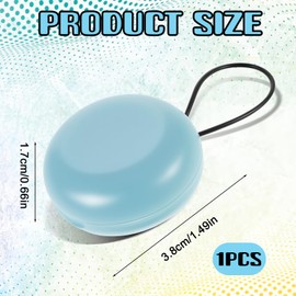 Bewudy Ear Plug Carrying Cases, Earplug Cases, Portable Mini Storage Case, Earbud Plug Organizer Ear Plug Case Small Storage Case for Travel (Blue)