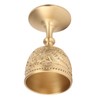 Gold Chalice Retro Embossed Style Thickened Brass Luxurious Elegant Luster