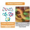 5 Stück Tangle Fidget Toys Set,Stimming Toys,Skills Panikattacken Anti Stress