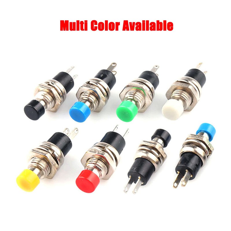 Mini Push Button Momentary Switches, Ampper 2 Pin On Off
