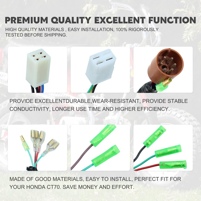 Honda CT70 K0 / HK0 Wire Harness 1969-1971