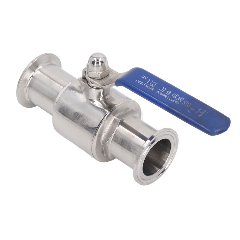 Sanitary Ball Valve Stainless Steel Quick Install Water Clamp Valve
