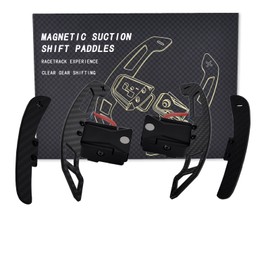 EASSAFEX Magnetic Steering Wheel Paddle Shifter Extensions - Carbon Fiber Paddle Extension for Infiniti QX50 2018-2024, QX55 2022, Q50L 2018-2022, Q60 2017-2019 Models