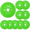 ZORUNNA 4.5" Glass Cutting Disc, 10 Pcs Diamond-Edged Cutter with