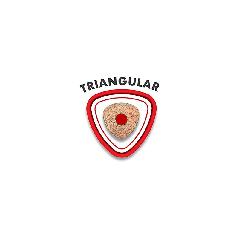 Lapices Triangulares de chequeo Norma Rojo paq.10 pzas