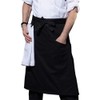 Caterpillar Men’s Apron, Solid Plain, Under-the-Waist Apron, Unisex, Chef, Clerk,