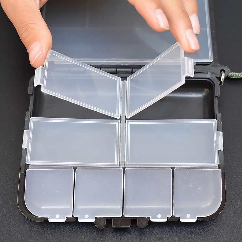 Fishing Tackle Boxes Double-Layer 16-Compartments Fishing Tackle Container Fishing Lure