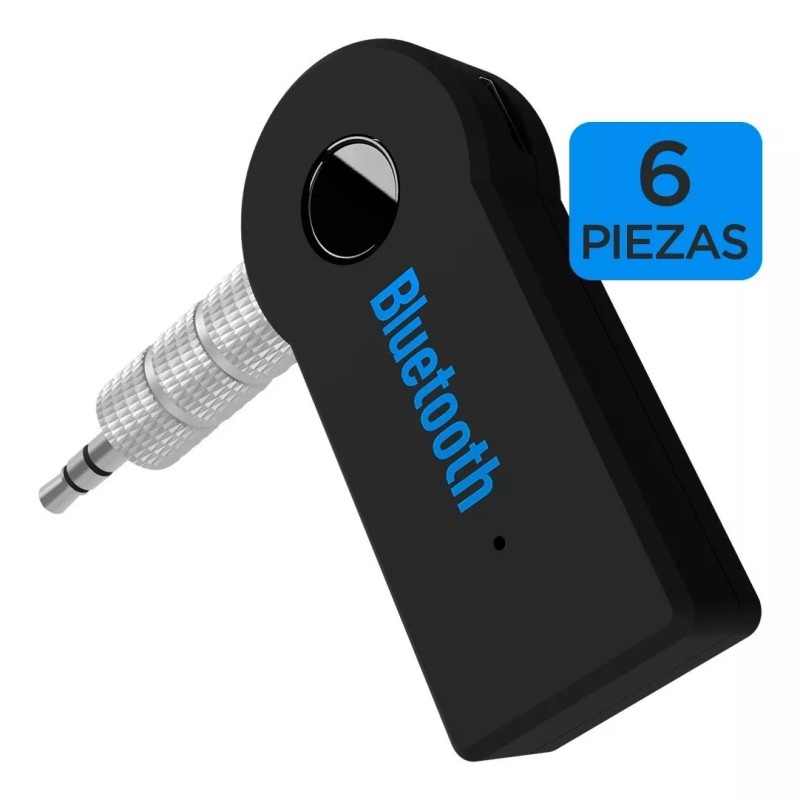 Mercader Digital 6 Pzs Receptor Bluetooth Aux 3.5 Llamadas Música