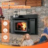 Protalwell - Junta de madera para puerta de estufa, calcomanía