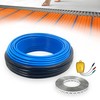 Electric Heated Floor Cable Underfloor Heating System Kit with Cable