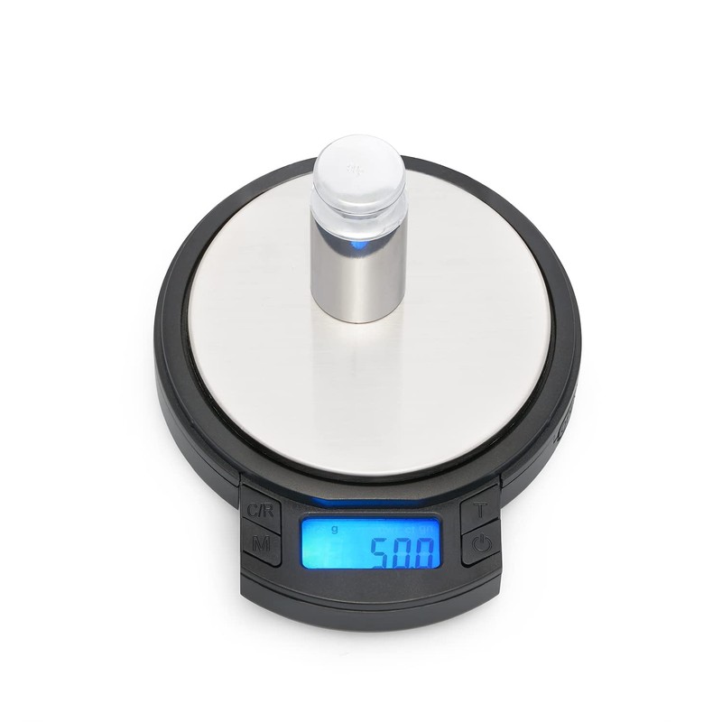American Weigh Scales AXIS-100 Digital Pocket Scales, Stainless Steel, Backlit