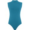 Hamishkane Ladies Polo High Neck Bodysuit Womens Plain Sleeveless Leotard