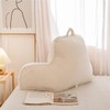 Holawakaka Standard Faux Fur Bed Rest Pillow with Arms, Rabbit