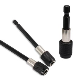 Opfiue 6 Pcs Magnetic Drill Bit Holder,2" 4" 6" Length 1/4 inch Quick-Release Extension Locking Bit Holder, Tough Socket Driver Adapter for Screws Nuts/DIY Enthusiasts