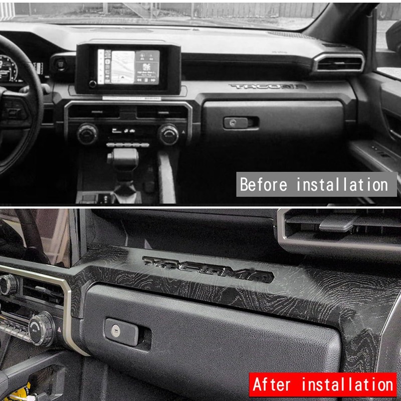 Dashboard Panel Trim Cover Compatible with Toyota Tacoma 2024 2025