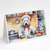 Caroline's Treasures Komondor The Chef Greeting Cards Pack of 8