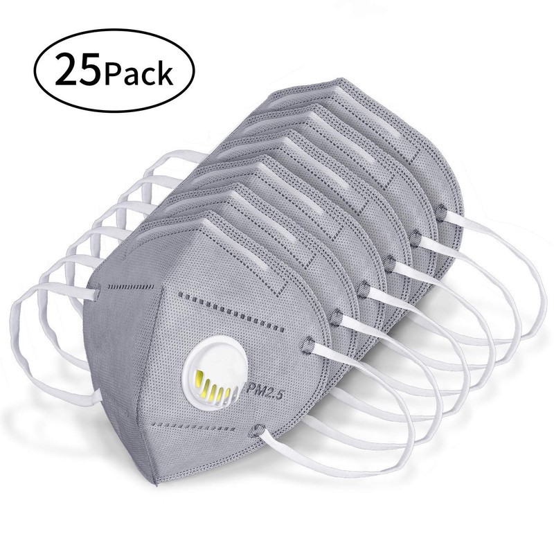 VIPITH Disposable Dust Mask with Filter and Activated Carbon, Adjustable