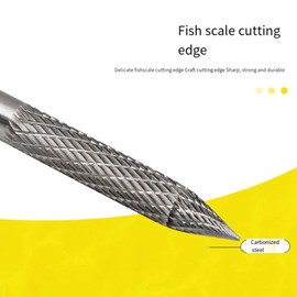 Ginobili 2Pack Tire Bit Multi Sizes Tire Repair Carbide Burr Drill Bit Tire Patches Plug Cutters Wire Cutter Reamer Drill 6mm 8mm Easy Install