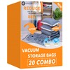 20 Pack Vacuum Storage Bags (4 Jumbo, 4 Large, 4