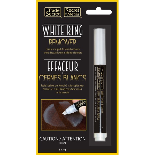 Water Mark Remover Marker for Wood Surfaces and Furniture, Great for Removing White Rings and Watermarks.