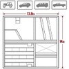 Organizador de Visera de Coche, Bolsa de Almacenamiento de Parasol