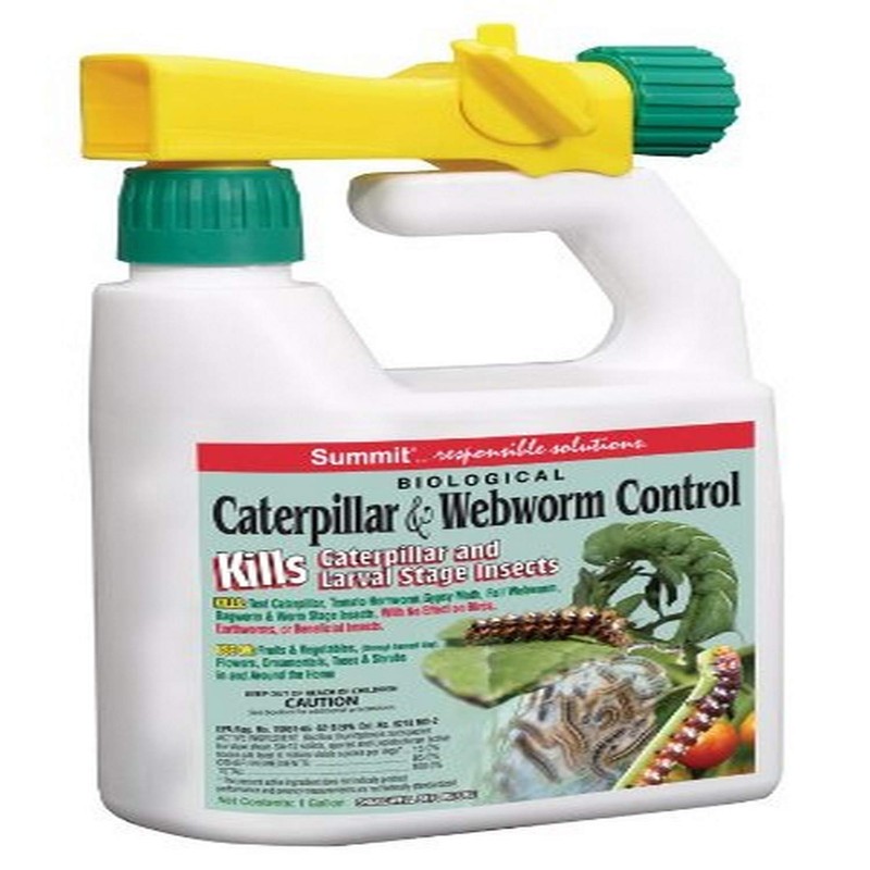 SUMMIT 021-6 Caterpillar and Webworm Control-Hose End For Insects, 1-,