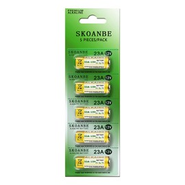 SKOANBE 10PCS Alkaline 23A L1028F LR23A A23S 23 Amp 12 Volt Battery